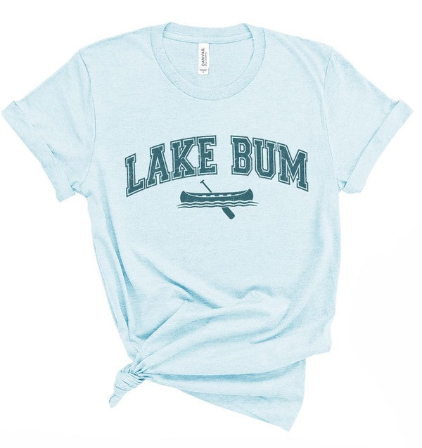 Lake Bum with Boat Graphic Tee