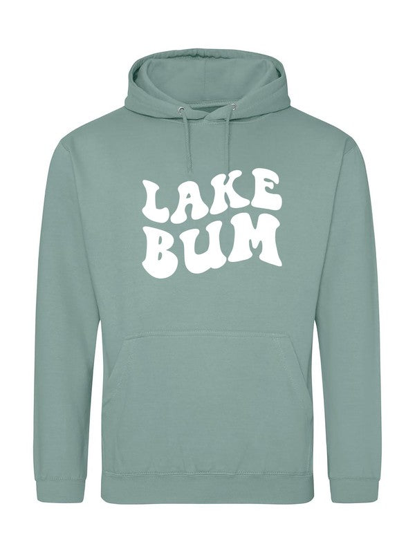 Wavy Lake Bum Comfy Hoodie