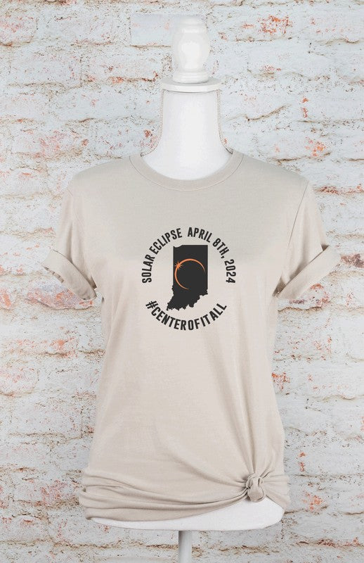 Solar Eclipse Indiana Graphic Tee