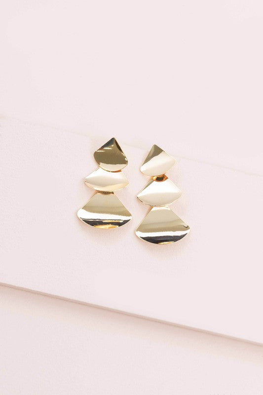 Falling Gold Earrings