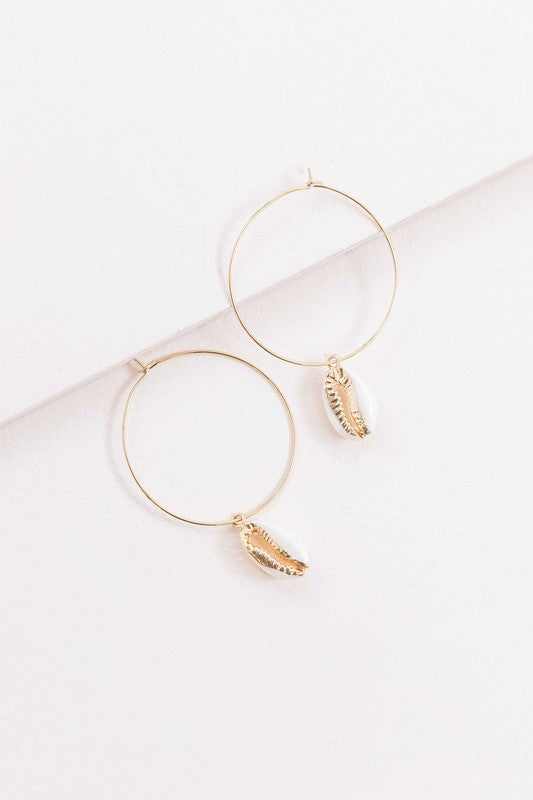 By the Shore Hoop Earrings - 14K