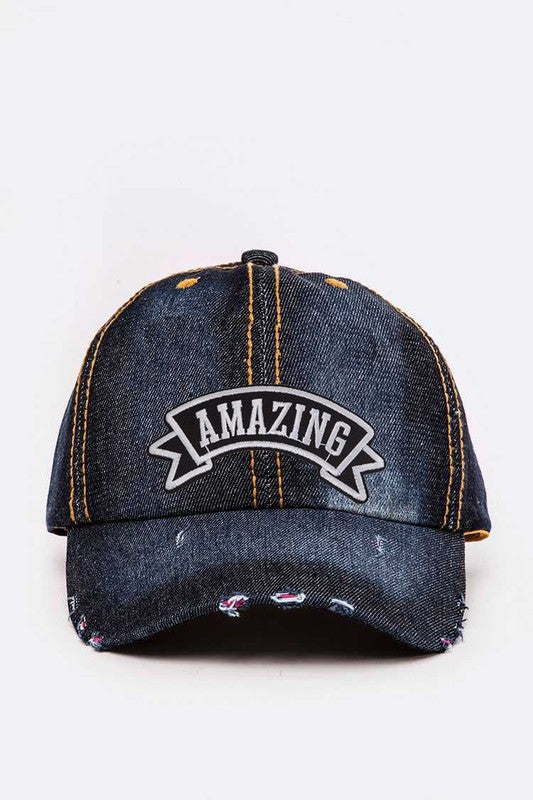 AMAZING Washed Denim Cap