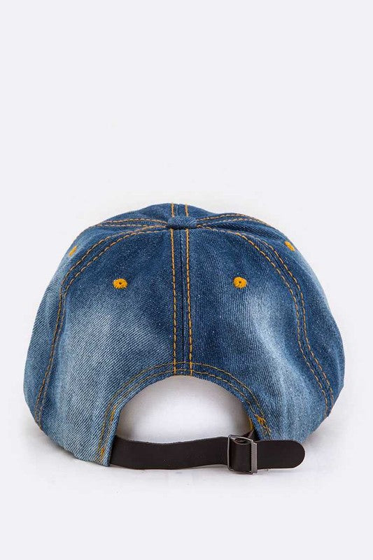 AMAZING Washed Denim Cap