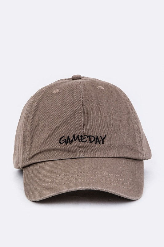 GAMEDAY Embroidery Washed Cotton Cap