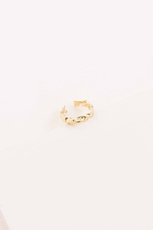 Gold Textured Ring