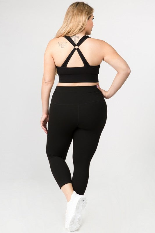 Buttery Soft Capri Activewear  Leggings