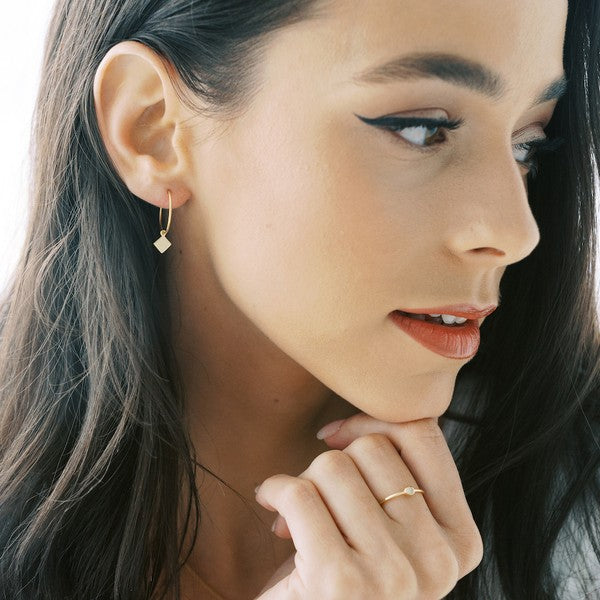 Magic Charm Star Hoops