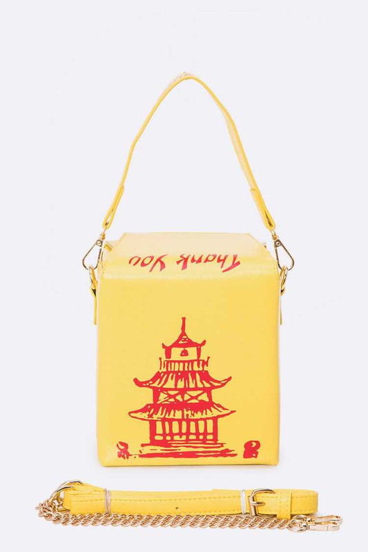 Chinese Take Out Box Fashion Clutch-