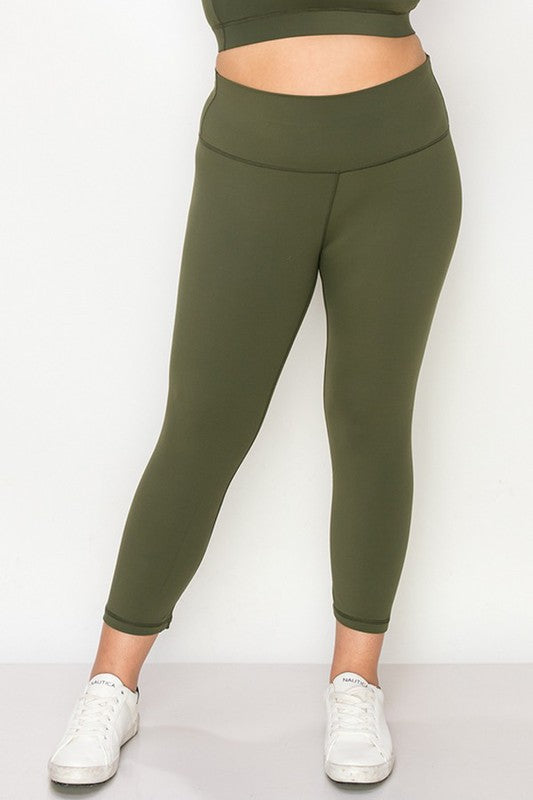 Buttery Soft Capri Activewear  Leggings