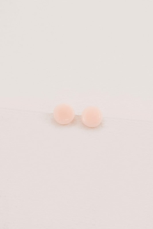 Porsha Circle Stud Earrings