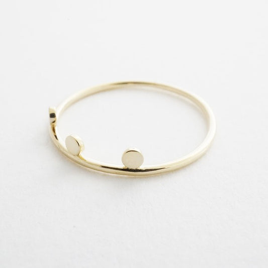 Morse Code Dotted Ring