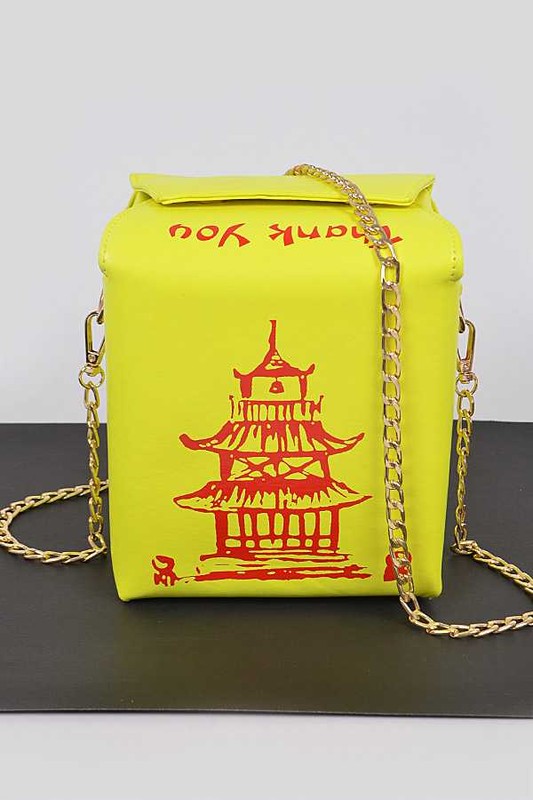 Chinese Take Out Box Fashion Clutch