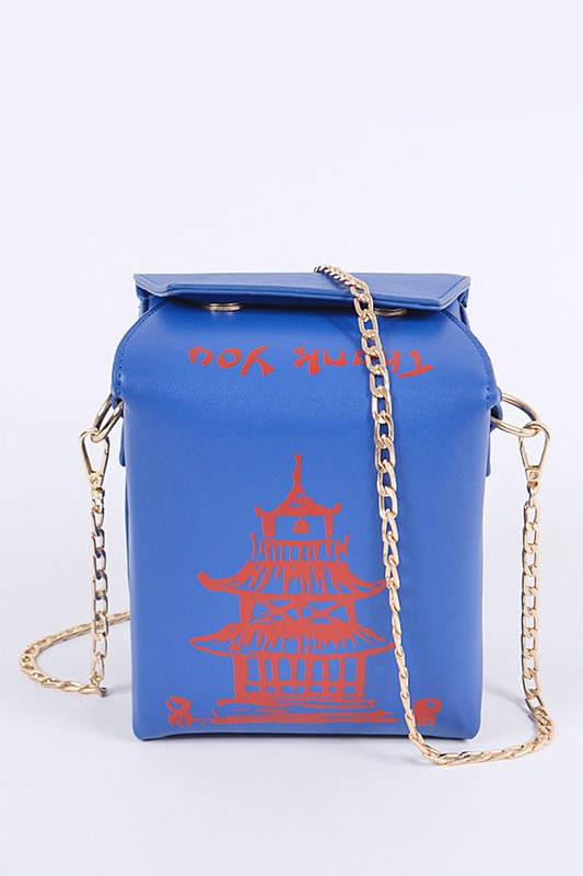 Chinese Take Out Box Fashion Clutch