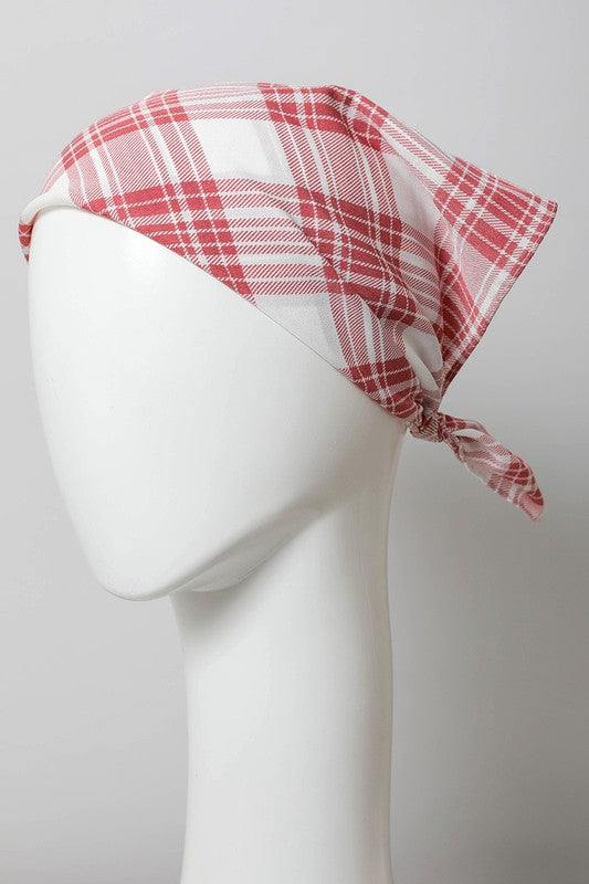 Triangle Flannel Head Scarf