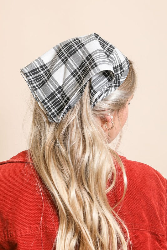 Triangle Flannel Head Scarf