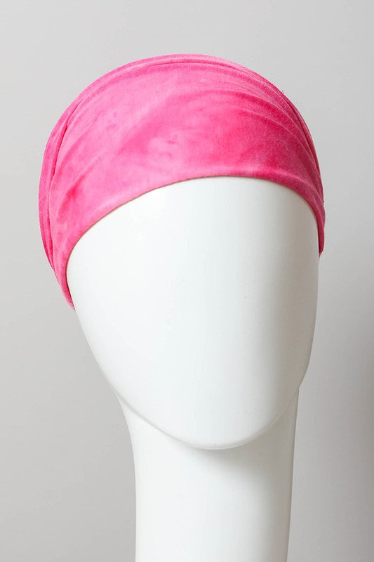 Wide Band Tie Dye Headwrap