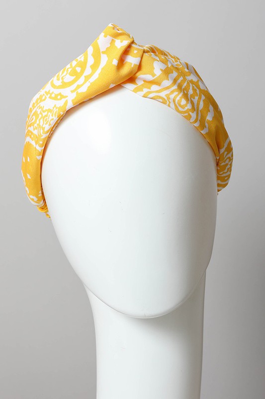 Large Paisley Print Bright Boho Headwrap