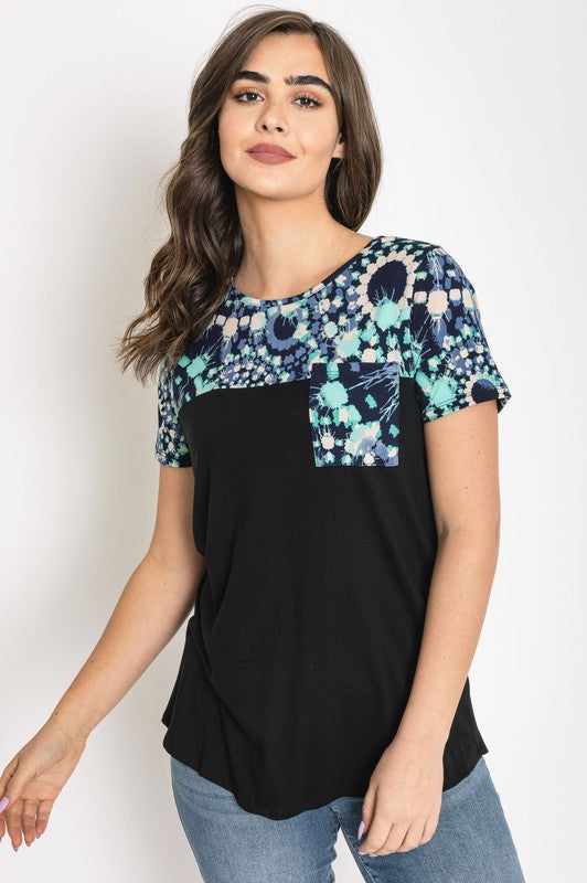 Plus Medallion Front Pocket Tunic