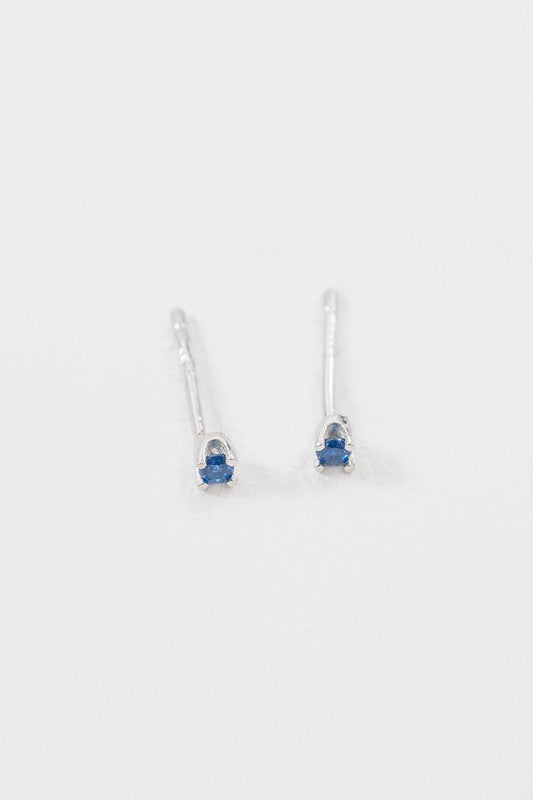 Dainty Stud Stone Earrings