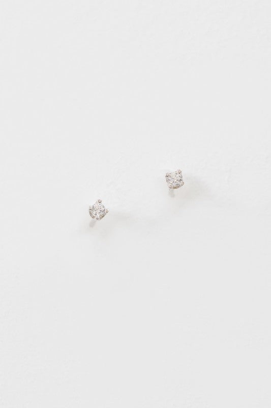 Dainty Stud Stone Earrings