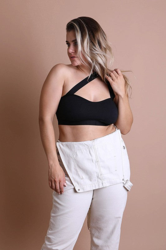 Cross Front Bralette Plus