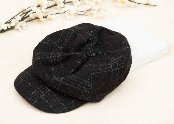 Plaid Newsboy Caps