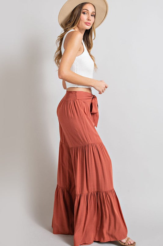 Tiered Wide Pants