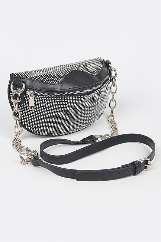 Studded Crossbody Swing Bag