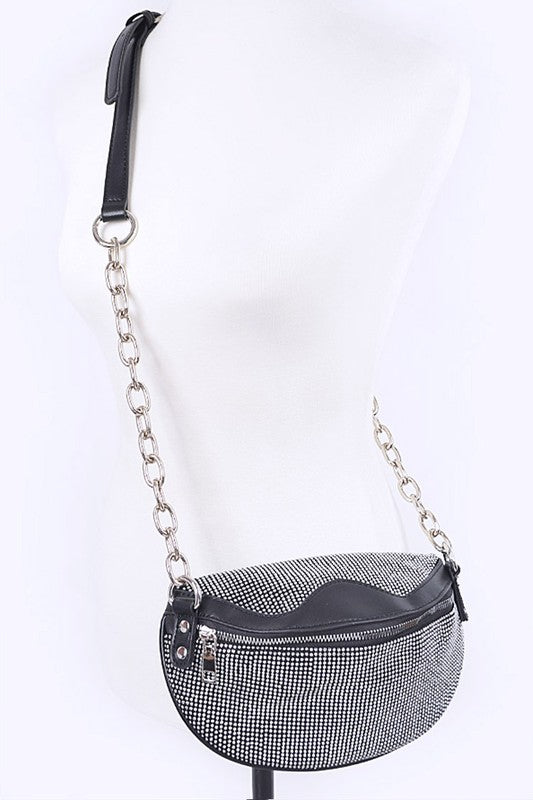 Studded Crossbody Swing Bag