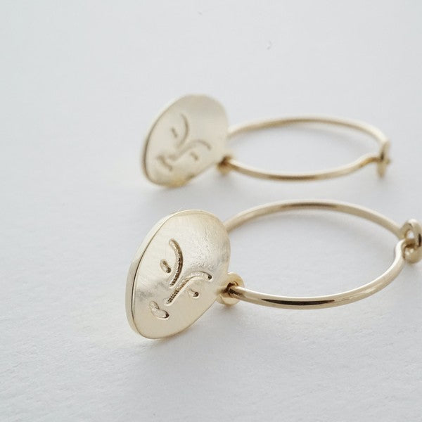 Magic Charm Grace Hoops