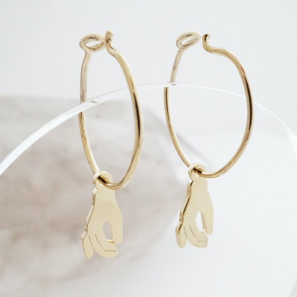 Magic Charm Hand Hoops