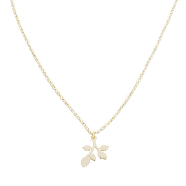 Magic Charm Leaf Necklace