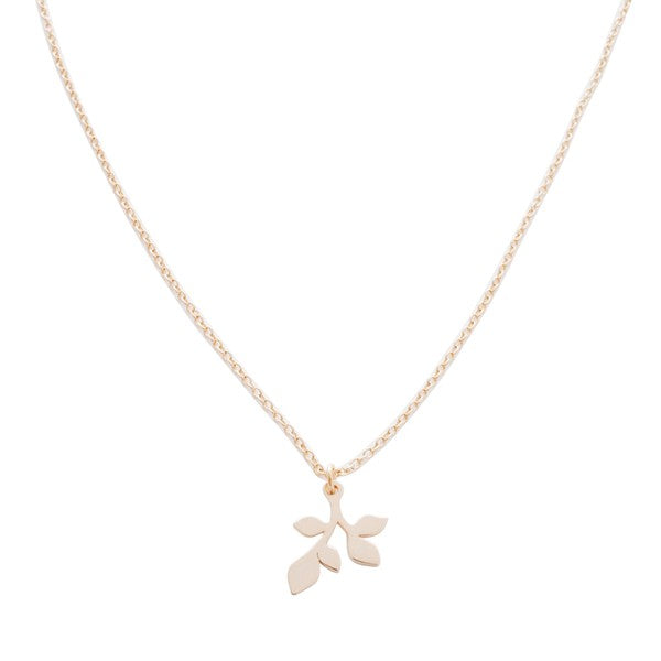 Magic Charm Leaf Necklace