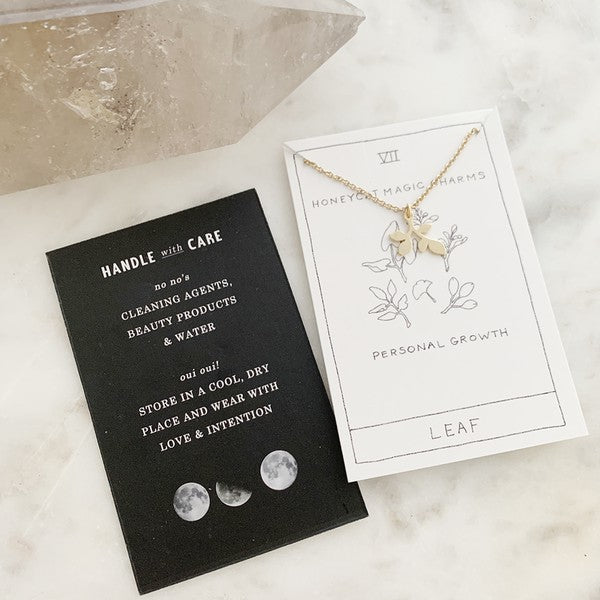Magic Charm Leaf Necklace