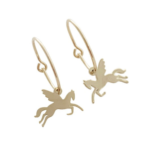 Magic Charm Pegasus Hoops