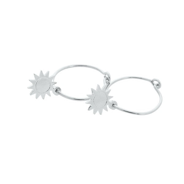 Magic Charm Sun Hoops