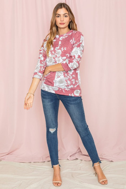 Spring Floral Tunic