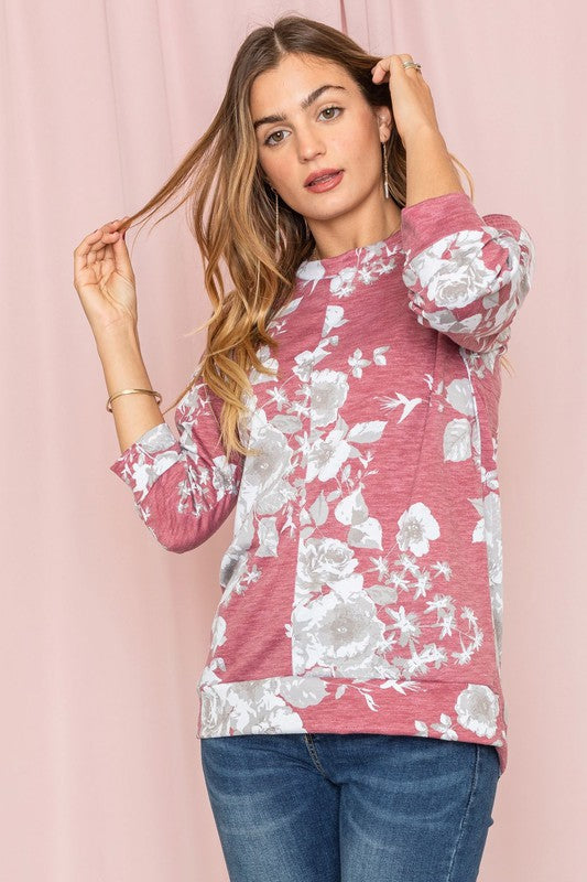 Spring Floral Tunic