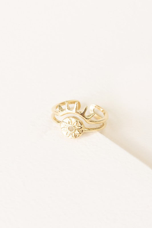 Eye of the Beholder Adjustable Ring