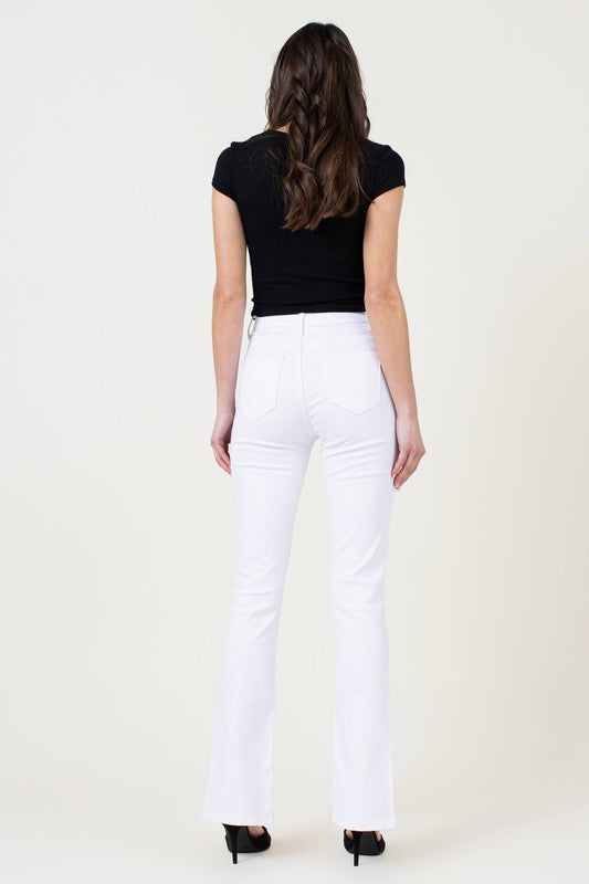 FRONT SLIT SLIM BOOTCUT