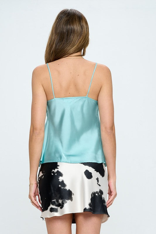 Made in USA Silky Satin Tank Top