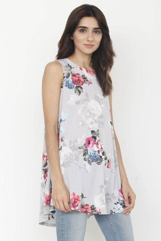 Floral tunic