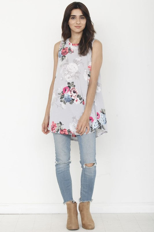 Floral tunic