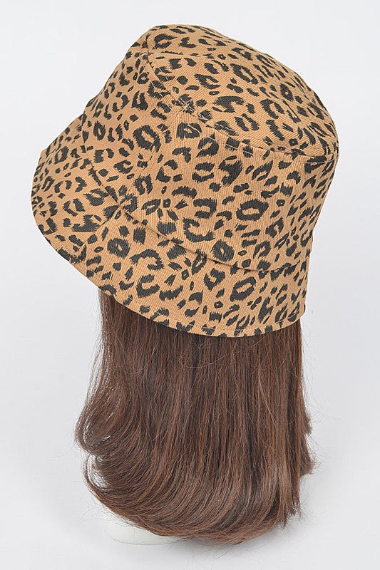 Leopard Printed Bucket Hat