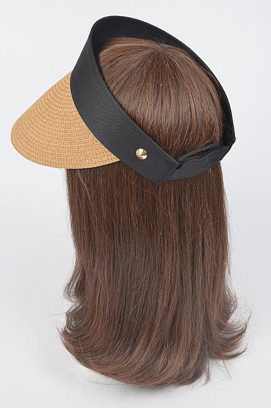 Straw Visor Sun Hat