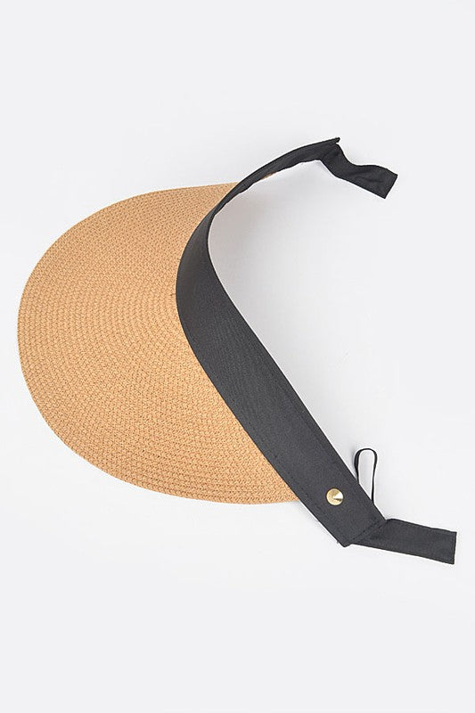 Straw Visor Sun Hat