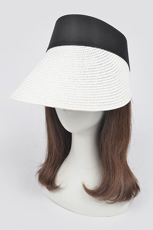 Straw Visor Sun Hat