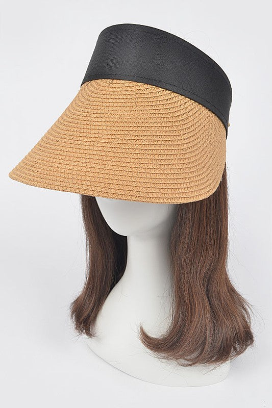 Straw Visor Sun Hat