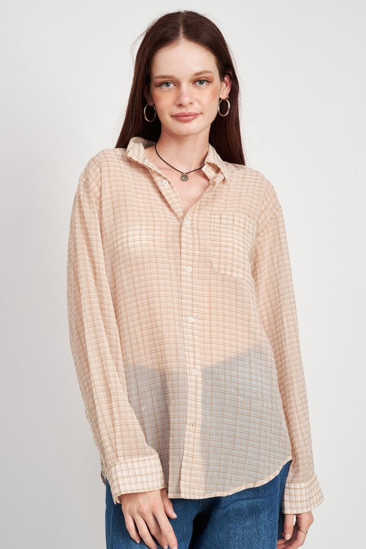 BUTTON UP BOYFRIEND FLANNEL