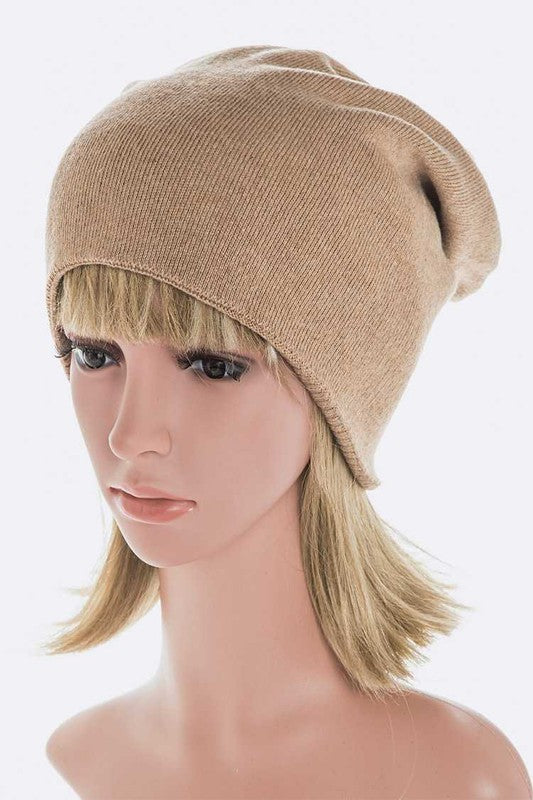 Double Layer Soft Convertible Beanie